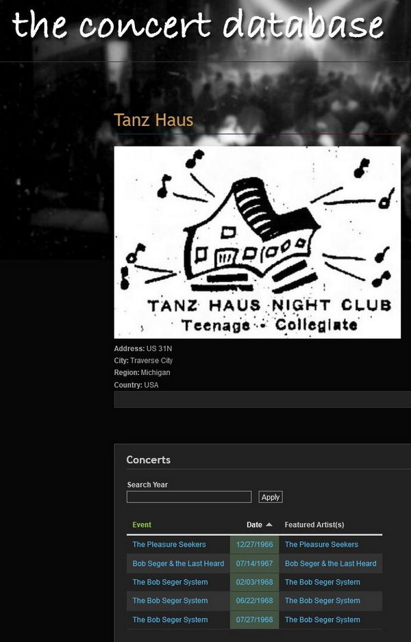 Tanz Haus (Tanz Haus Club, TanzHaus) - Concert Database